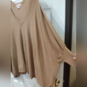 Michael kors poncho l/xl taupe